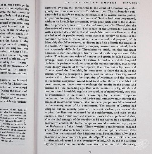 【中商原版】英文原版History of Decline&Fall of Roman Empire:v.2罗马帝国衰亡史2 爱德华吉本 商品图6