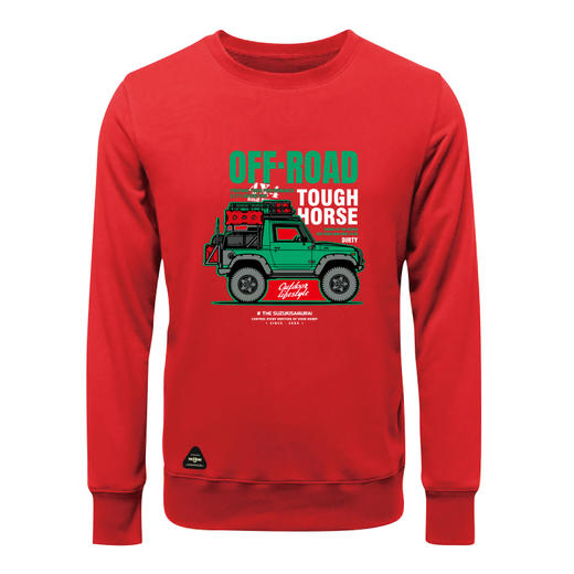 2021新款秋冬长袖圆领毛圈卫衣铃木JIMNY吉姆尼 NMT-1689 商品图4