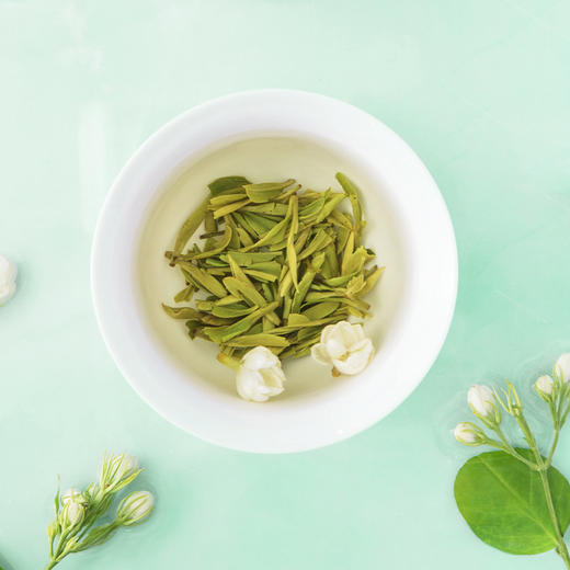2021新茶 西湖龙冠花茶【茉莉·龙井-礼盒 100g】花香龙井正宗包邮