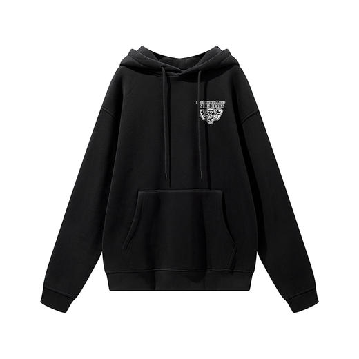 JEEP切诺基越野车 NMT-1702新款秋冬抓绒带帽加厚落肩休闲宽松卫衣 商品图2