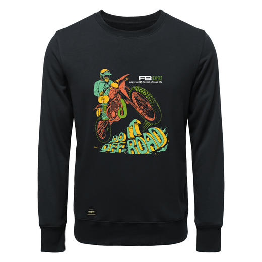 2021新款秋季圆领毛圈休闲宽松卫衣MOTOR STYLE机车 NMT-1692 商品图1