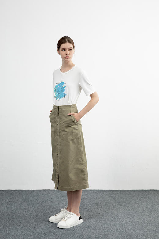 CARA休闲半裙KB213MWS0041K1 商品图2