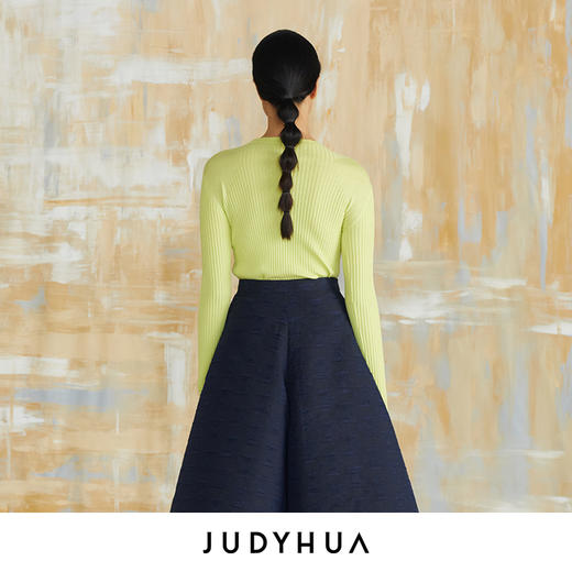 JUDYHUA 极简纹理针织上衣 商品图1
