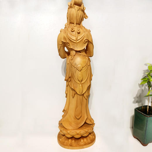 唐朝观音大款&小款°黄杨摆件 商品图2
