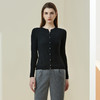 METTE2021年秋冬新品女士100%羊毛开衫时尚修身显瘦薄款针织外套 商品缩略图1