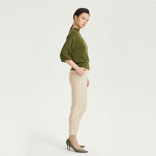 CARA简约宽松针织衫KC211MKR0006C1 商品图2