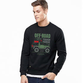 2021新款秋冬长袖圆领毛圈卫衣铃木JIMNY吉姆尼 NMT-1689