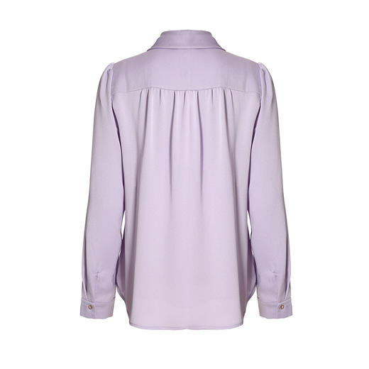 EITIE爱特爱秋季新款时尚通勤简约舒适显瘦系带衬衫女上衣6713401 商品图7