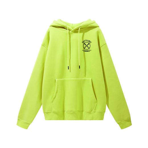 2021秋冬新款抓绒带帽休闲欧美机车范 NMT-1693潮流落肩宽松卫衣 商品图6