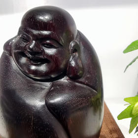 弥勒佛°小叶紫檀摆件
