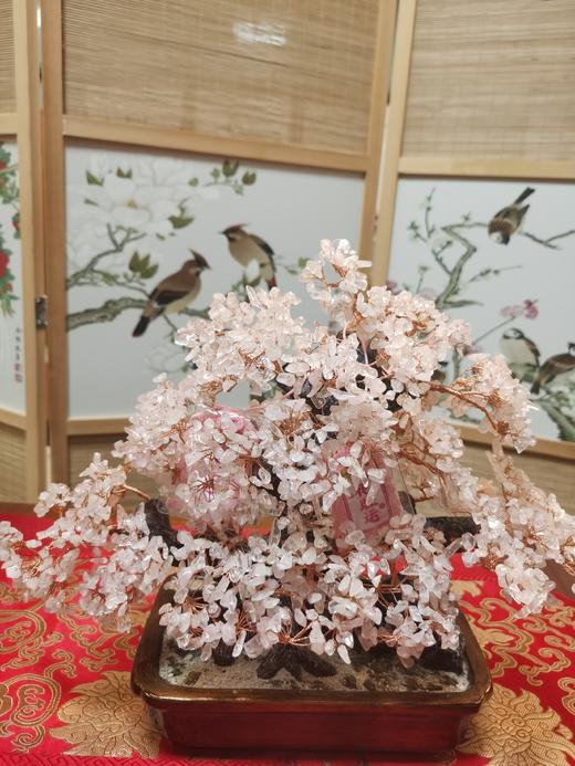粉水晶桃花树（含专门定制和合福） 商品图1