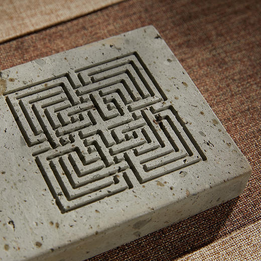 观徽丨砖属徽州 清代 老青砖壶承 四方/风痕 阴雕 两款可选 预计付款3天后发货 商品图4