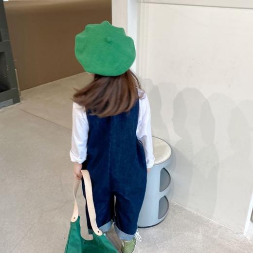 童装女童秋装休闲背带裤儿童韩版牛仔连体裤宝宝春季新款宽松长裤 商品图3