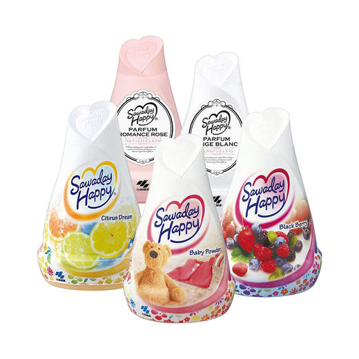 【中欧班列精选】韩国进口 XDR小林固体芳香剂空气清新房间厕所去味150g*2瓶 商品图0