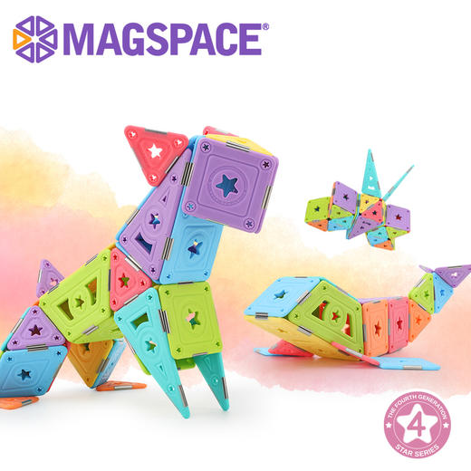 T MAGSPACE摩可立水晶磁力片46片奇幻王国 商品图2
