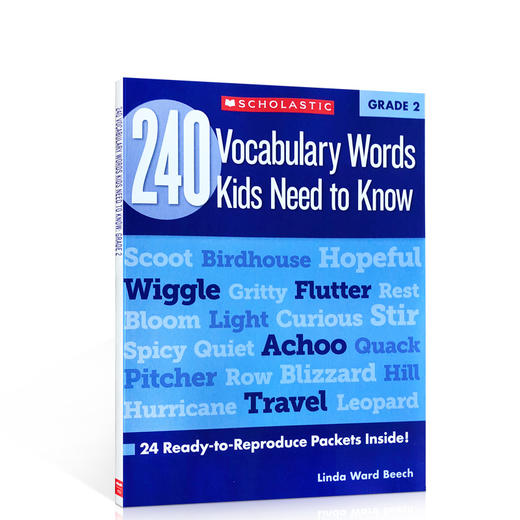 Scholastic学乐 240 Vocabulary Words Kids Need to Know:孩子需要知道的240个单词 小学生家庭作业英文原版书 练习词汇 商品图3