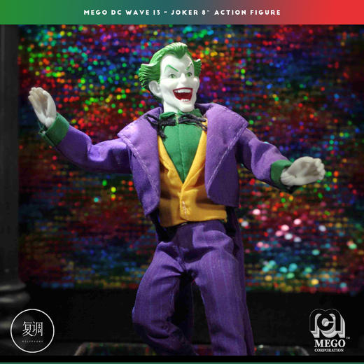 现货 Mego DC Joker 小丑 8英寸 可动人偶 摆件 潮流玩具 商品图2