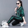QYM818199秋新款休闲洋气薄宽松跑步休闲运动服套装 商品缩略图1