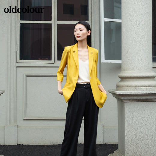 oldcolour欧珂秋季直筒休闲西装外套GM31048812 商品图3