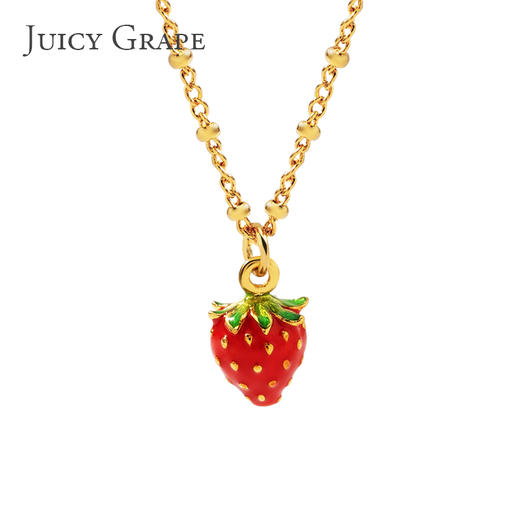 Juicy Grape 项链女锁骨链ins冷淡风女潮网红草莓饰品小众品牌简约脖子配饰仙 商品图4