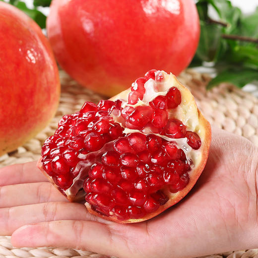 可以喝的软籽石榴 | 四川会理突尼斯软籽精品石榴8斤大果礼盒装（单果400g+） 汁似泉涌 颗颗爆汁[福利品] 商品图0