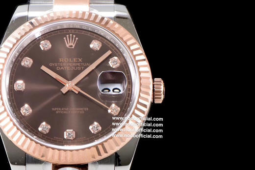 AR强神作DATEJUST级904L日志型41系列＂126331＂腕表间玫瑰金，表壳表带运用超级904L铸造而成，并行代 商品图5