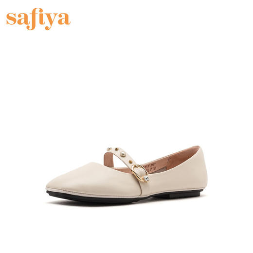 商场同款 | Safiya/索菲娅春秋芭蕾舞女鞋方头平跟玛丽珍单鞋SF91111067 商品图2