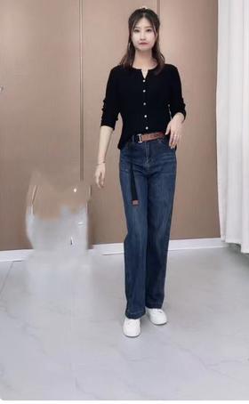 格调牛仔筒裤312