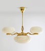 伽罗 JALO Art Deco风格蛋白石黄铜吊灯(3头/5头)（AD01） 商品缩略图0
