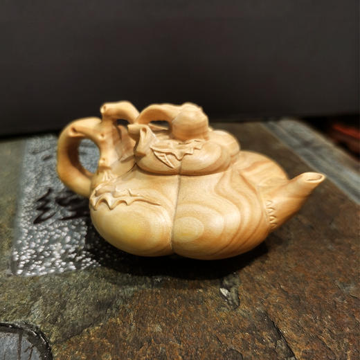 事事如意壶° 黄杨木 商品图0