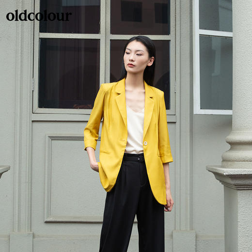 oldcolour欧珂秋季直筒休闲西装外套GM31048812 商品图0