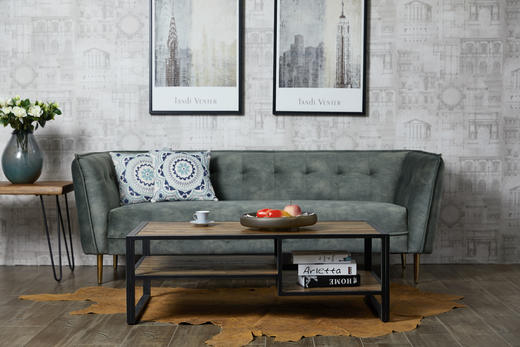 NS家居nsfurniture家居客厅进口铁艺实木复合茶几NSCT-ELE L06 商品图5