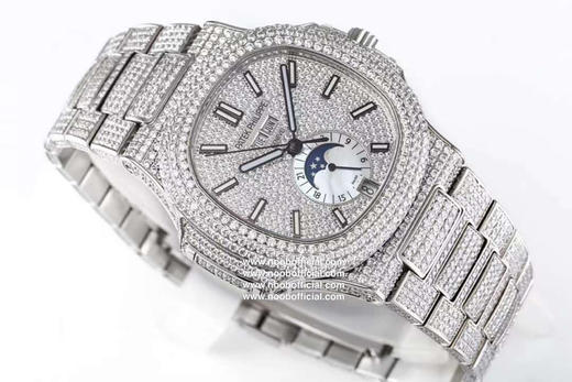 R8  2021年度新品发布， Patek Philippe  百达翡丽运动优雅满天星系列5726/1A-014腕表(鹦鹉螺 商品图13