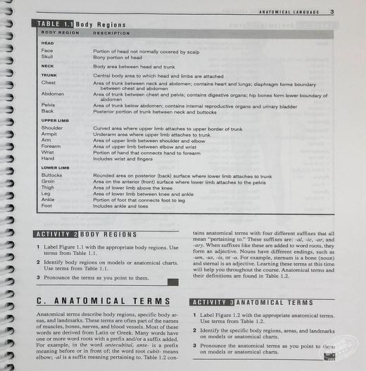 解剖学与生理学基础实验手册 Essentials Of Anatomy And Physiology Laboratory Manual 英文原版  商品图4