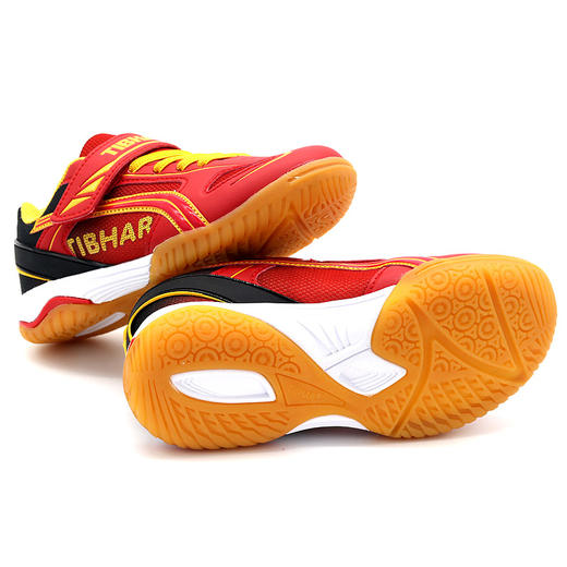 Tibhar挺拔儿童乒乓球鞋02107彩翼专业儿童运动鞋童鞋绚丽红 商品图6
