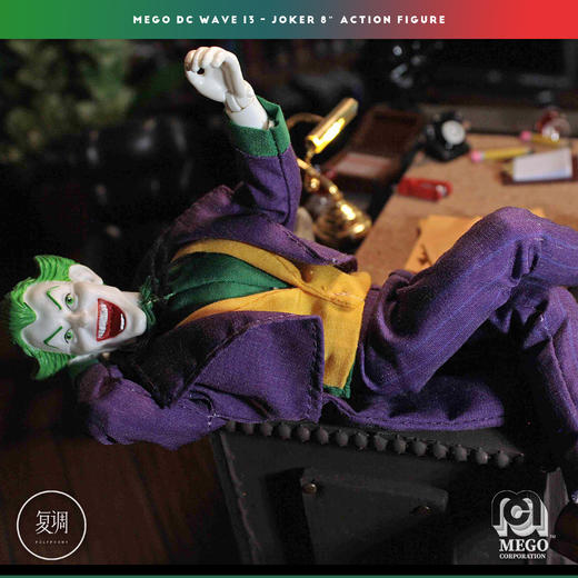 现货 Mego DC Joker 小丑 8英寸 可动人偶 摆件 潮流玩具 商品图5