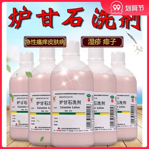 信龙炉甘石洗剂100ml皮肤病 皮炎湿疹痱子止痒 荨麻疹外用药洗液 商品图0