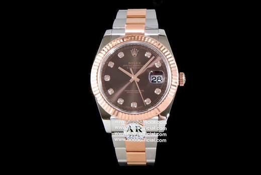 AR强神作DATEJUST级904L日志型41系列＂126331＂腕表间玫瑰金，表壳表带运用超级904L铸造而成，并行代 商品图1