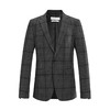 太平鸟男装 新款灰色商务休闲西服外套西装BYBAB3X31 商品缩略图0