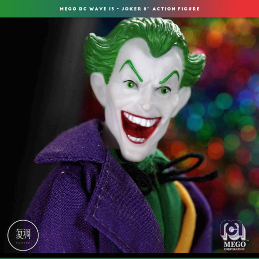 现货 Mego DC Joker 小丑 8英寸 可动人偶 摆件 潮流玩具 商品图3