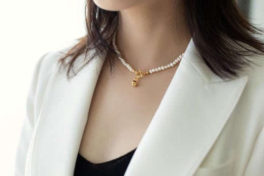 T扣小粒珍珠项链（预售10天左右） 商品图6