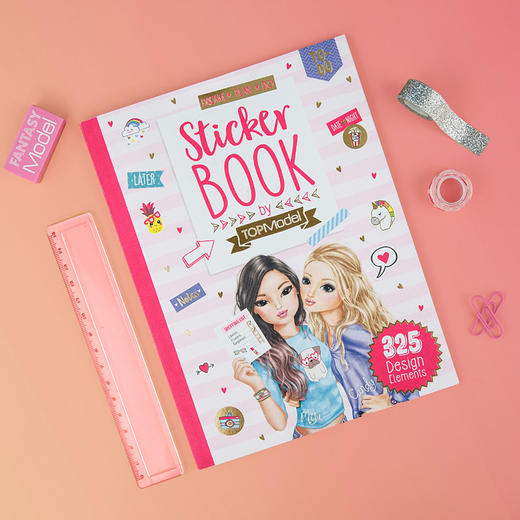 TOPMODEL 贴纸手账本-金色TOPC048557 商品图1