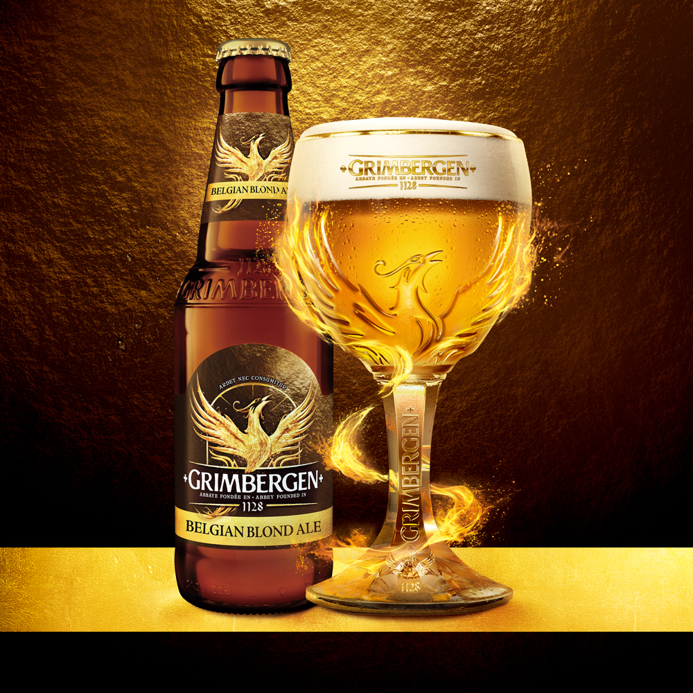 【部分地区预售，现货48h发货】Grimbergen格林堡金艾尔精酿啤酒330ml*6瓶小麦酒