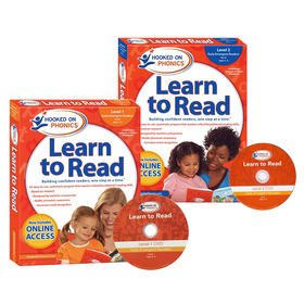 儿童英语自然拼读迷上语音系列 1-2级 英文原版教材 Hooked on Phonics Learn to Read 儿童语音学习阅读进口书 英文版原版书籍