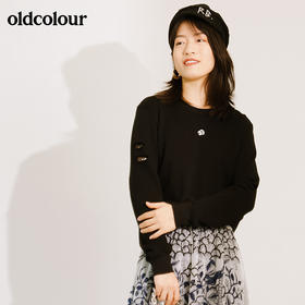 oldcolour秋季百搭纯棉长袖卫衣T恤M34023408
