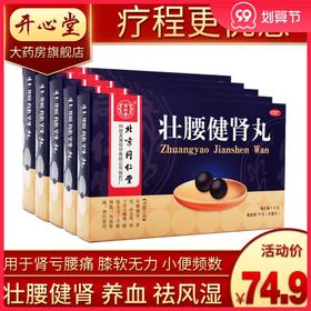 5盒】同仁堂壮腰健肾丸10丸祛风湿男补肾养血丸壮腰建肾丸健身丸