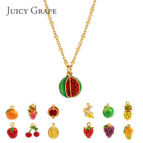 Juicy Grape 项链女锁骨链ins冷淡风女潮网红草莓饰品小众品牌简约脖子配饰仙
