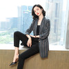 WZNH- WA7009 2021早秋季新款时尚小西装外套女装气质条纹洋气减龄 西装外套 商品缩略图3