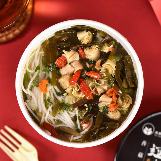 落小米过桥米线 香菇炖鸡味 140克*12桶 商品图1