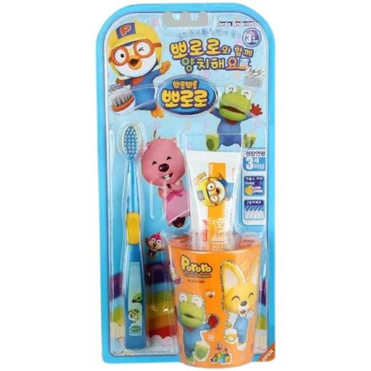 【中欧班列精选】韩国进口 XDR Pororo牙具 三件套 商品图5